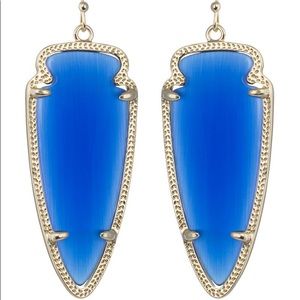 Kendra Scott cobalt Skylar earrings